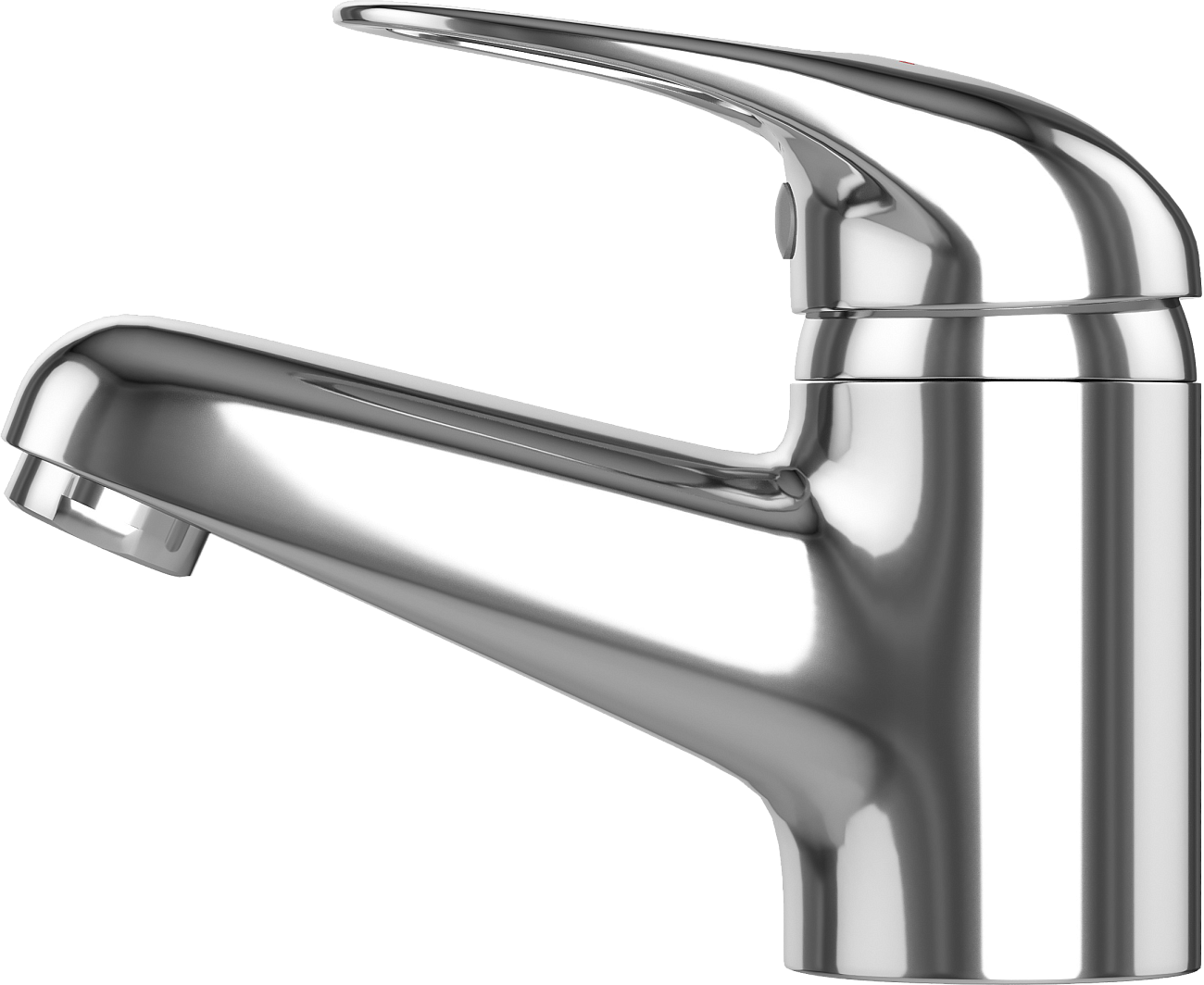 Смеситель для раковины однорычажный хром Diwo "Псков" PS-01cr - изображение 7