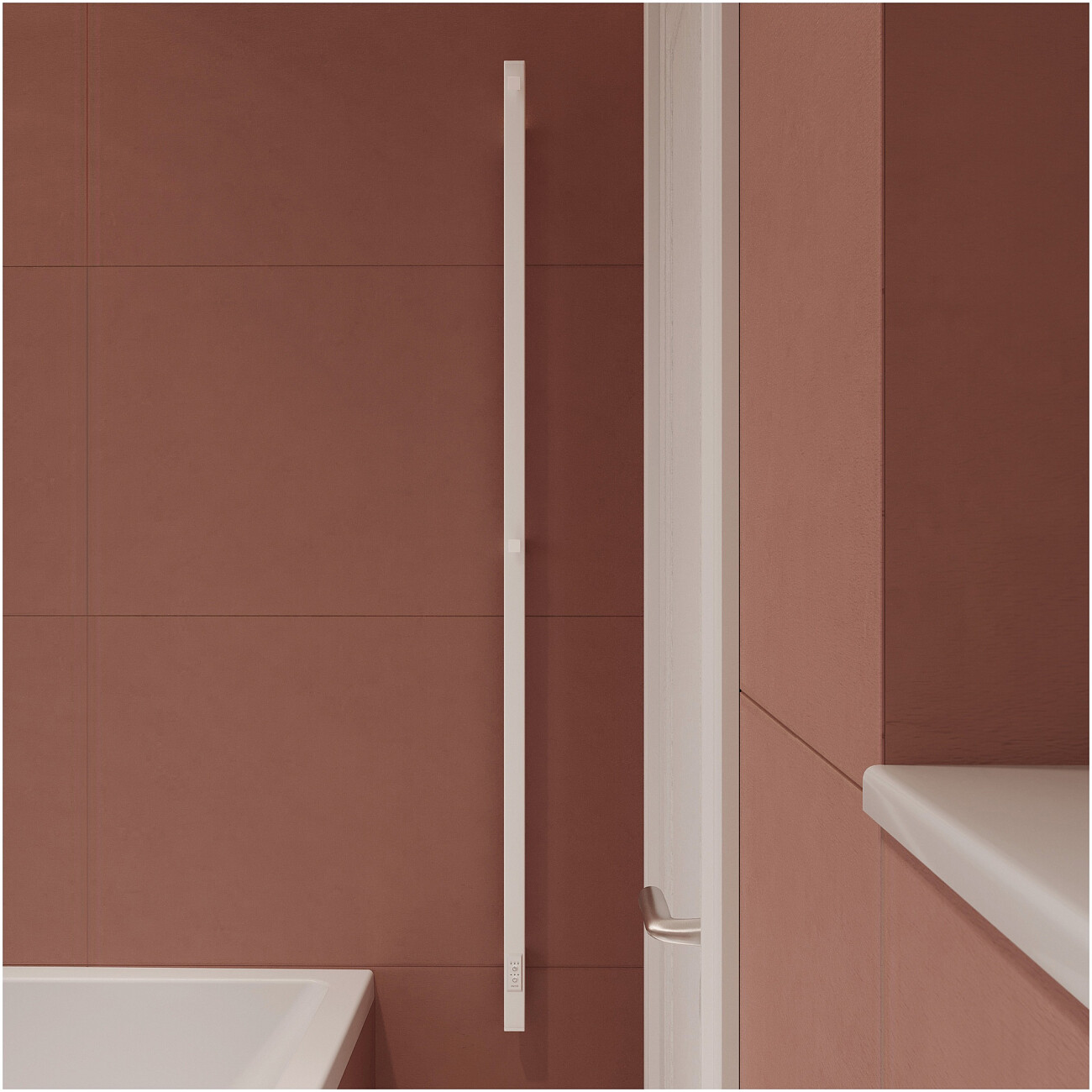 Полотенцесушитель электрический 160х3 см белый Ewrika "Пенелопа" P1 4657801249303 - изображение 2