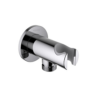 Шланговое подсоединение с держателем хром Aquatek AQ2460CR