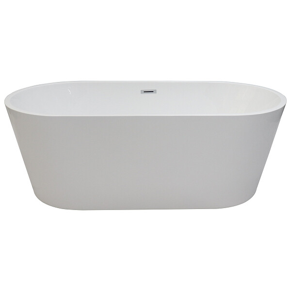 Ванна акриловая отдельностоящая 170 см белая Cerutti SPA Resia CT10304 - изображение 1
