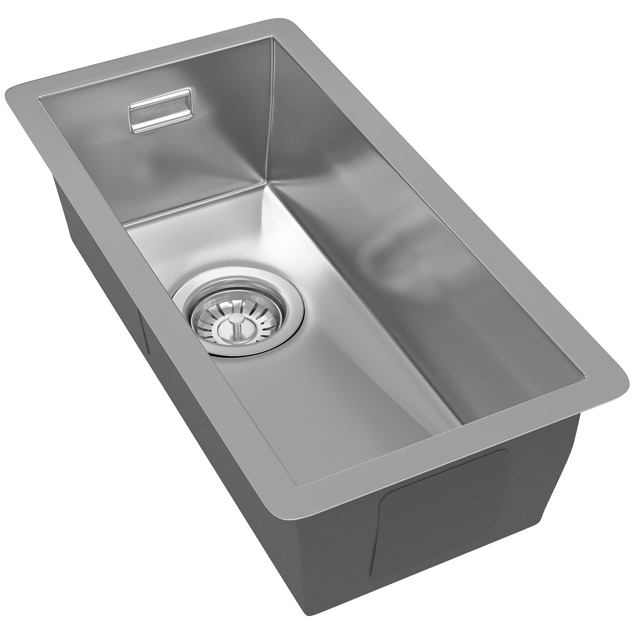Дополнительная чаша для мойки из нержавеющей стали 44х22 см сталь Reflexion Como RX2022SS - изображение 4