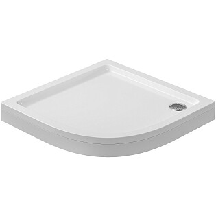 Поддон для душа акриловый четверть круга 110х110 см белый Diwo DS-circle