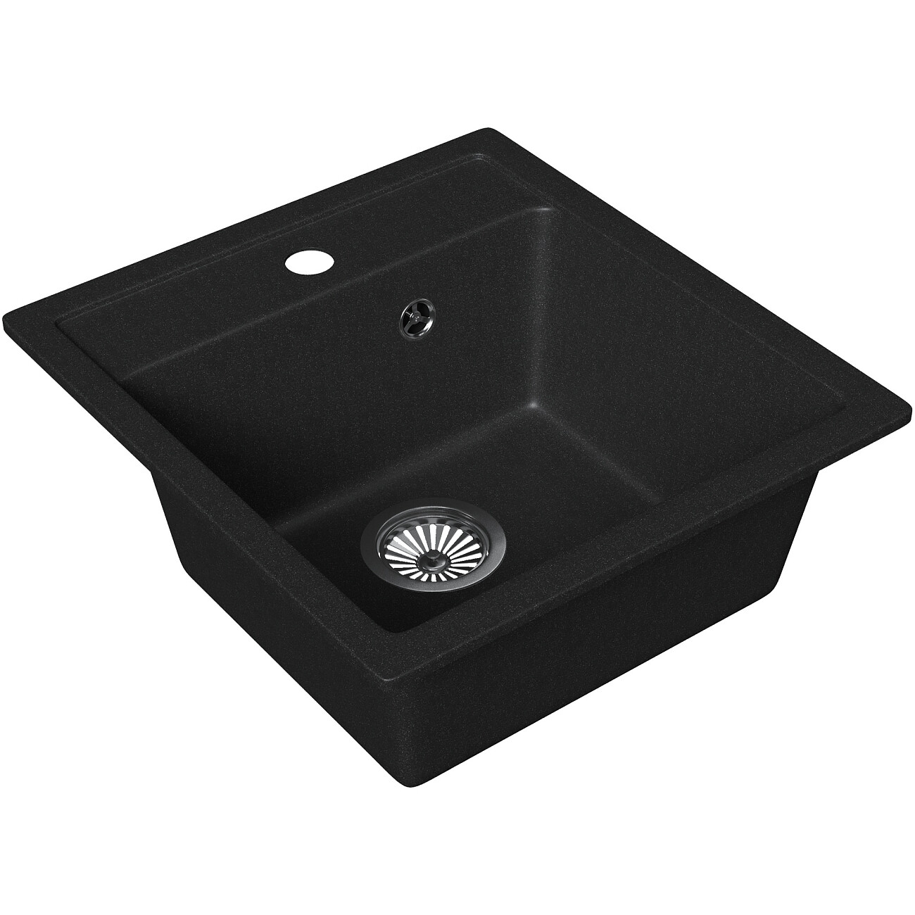 Мойка кухонная черная Domaci "Римини" DG 50-46-405 - изображение 3