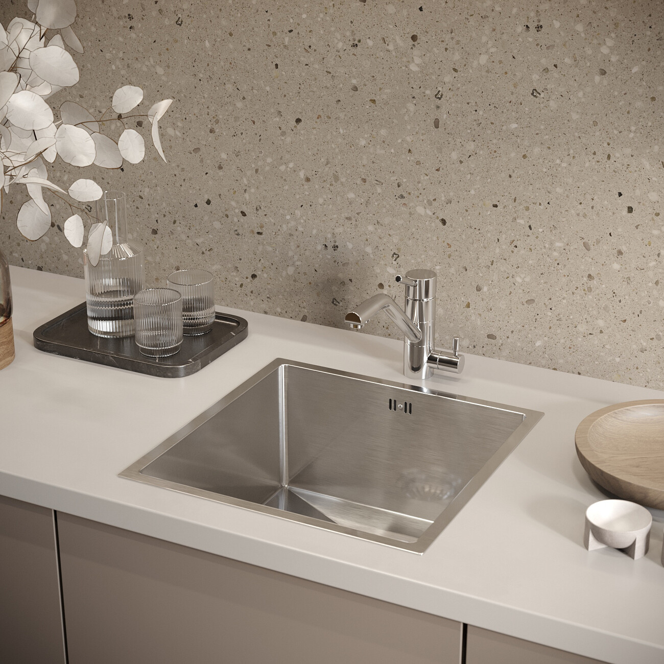 Смеситель для кухни однорычажный хром Domaci "Равенна" DC 3008 - изображение 3