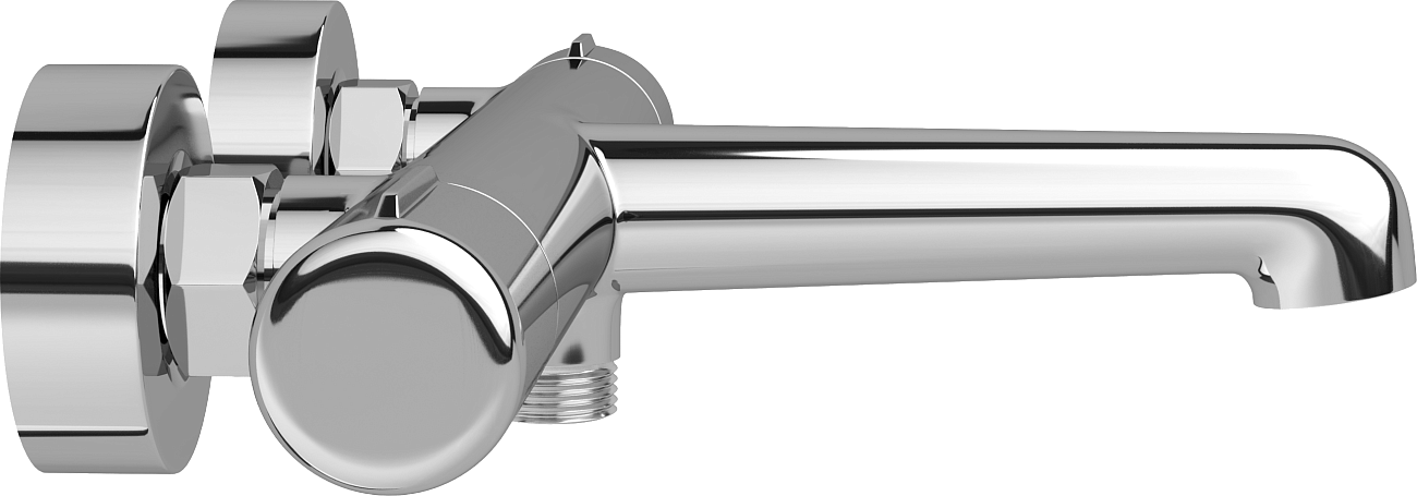 Смеситель для ванны хром Stworki "Лунд" LU-03cr - изображение 3