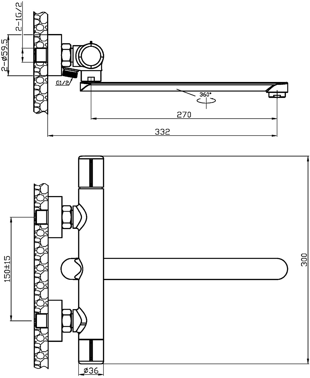 Универсальный смеситель хром Stworki "Лунд" LU-04cr - изображение 5
