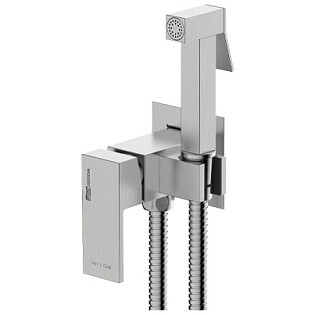 Гигиенический душ с встраиваемым смесителем никель Wasserkraft A71338