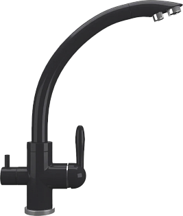 Смеситель для кухни однорычажный с изливом для фильтрованной воды космос Domaci &quot;Солерно&quot; UQ-017-08