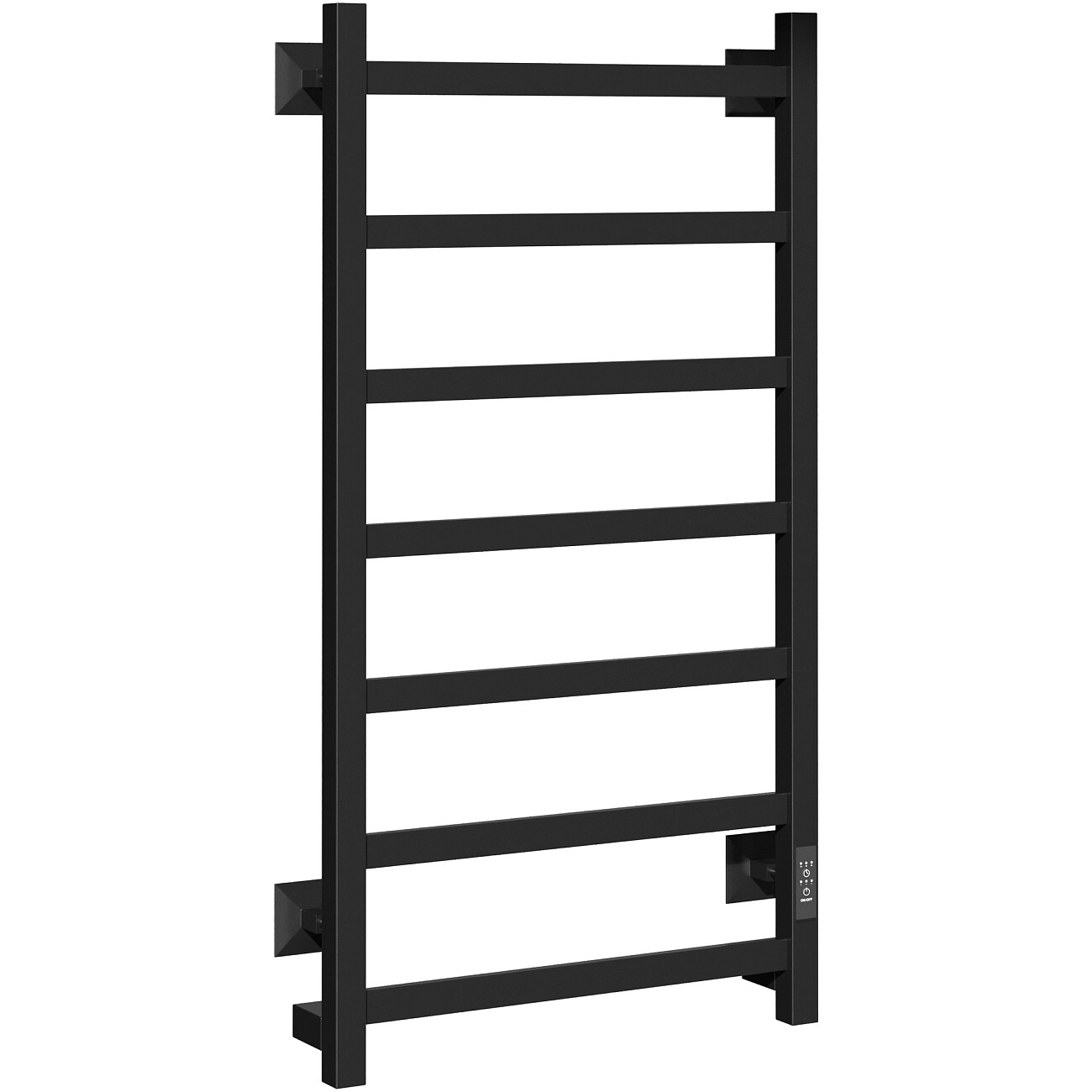 Полотенцесушитель электрический 80х40 см черный Ewrika "Пенелопа КВ7" - изображение 6