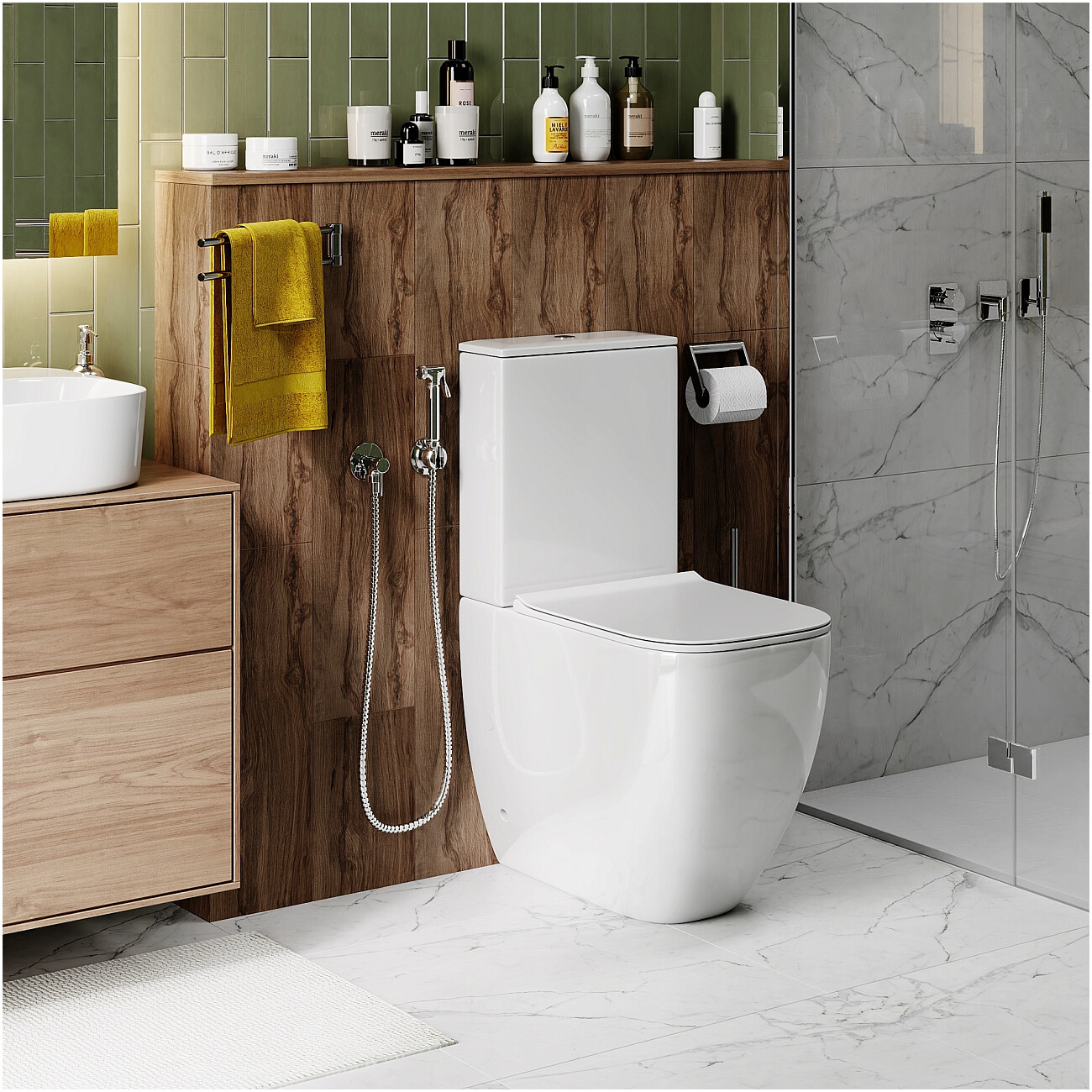 Унитаз напольный безободковый белый Cerutti SPA Chika CT8708 - изображение 13