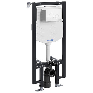 Система инсталляции для унитазов с кнопкой белой матовой Vils 56TLT.010.ME.WM02