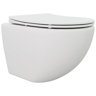 Унитаз подвесной безободковый белый матовый Cerutti SPA Sella Aria MW CT9161