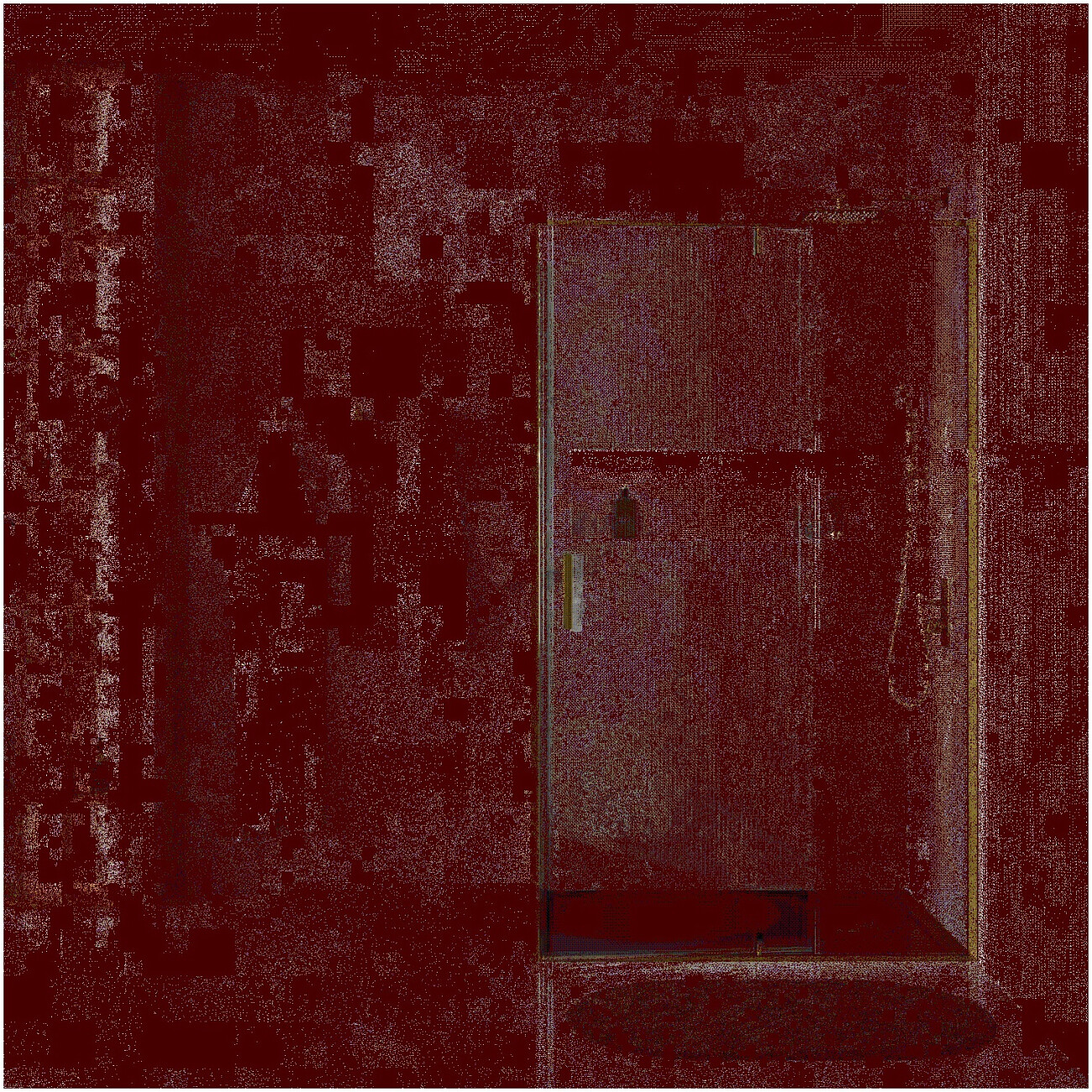 Душевой уголок прямоугольный 120х100 см золотой Wasserkraft Aisch 55P10 - изображение 11