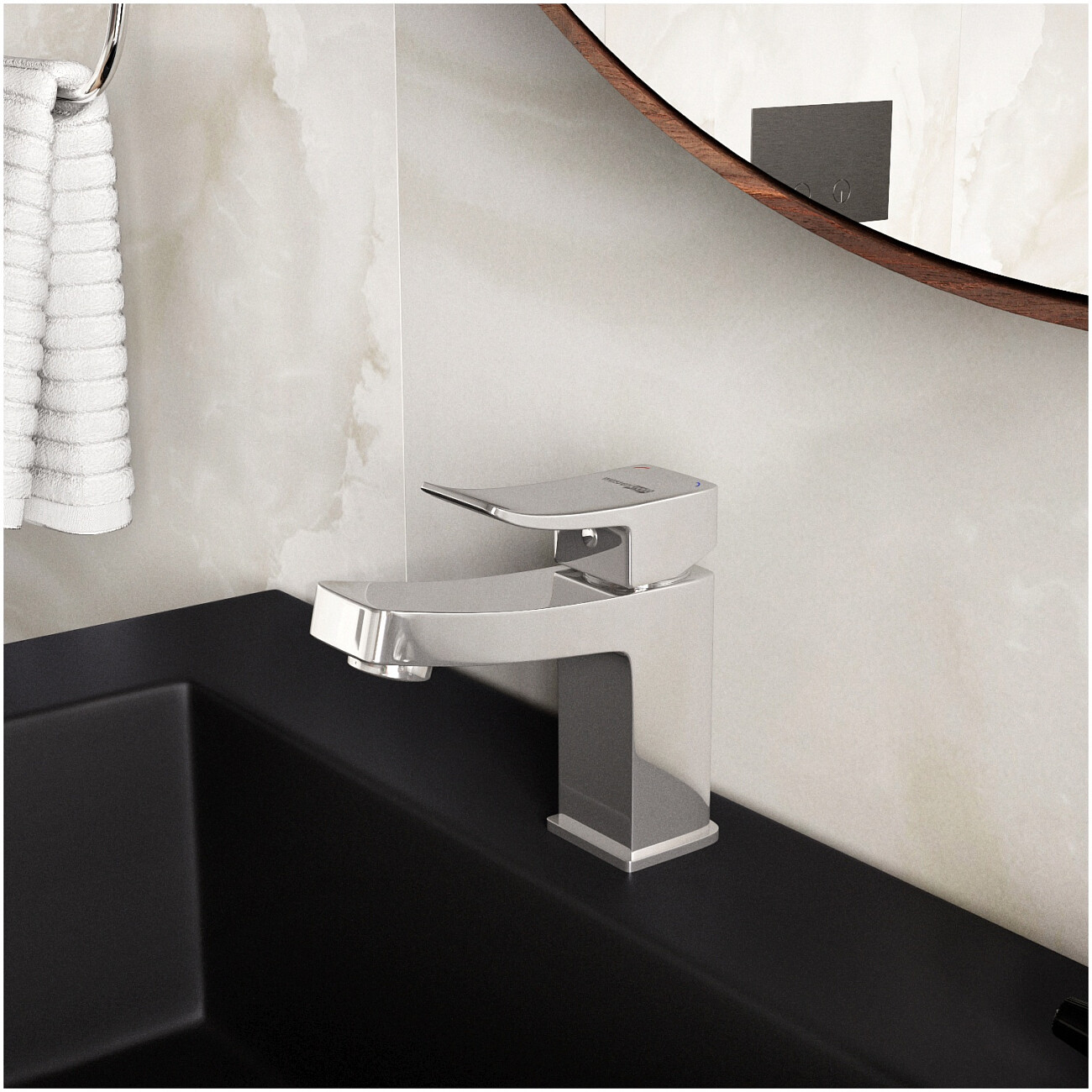 Смеситель для раковины из латуни хром Wasserkraft 1063 - изображение 4