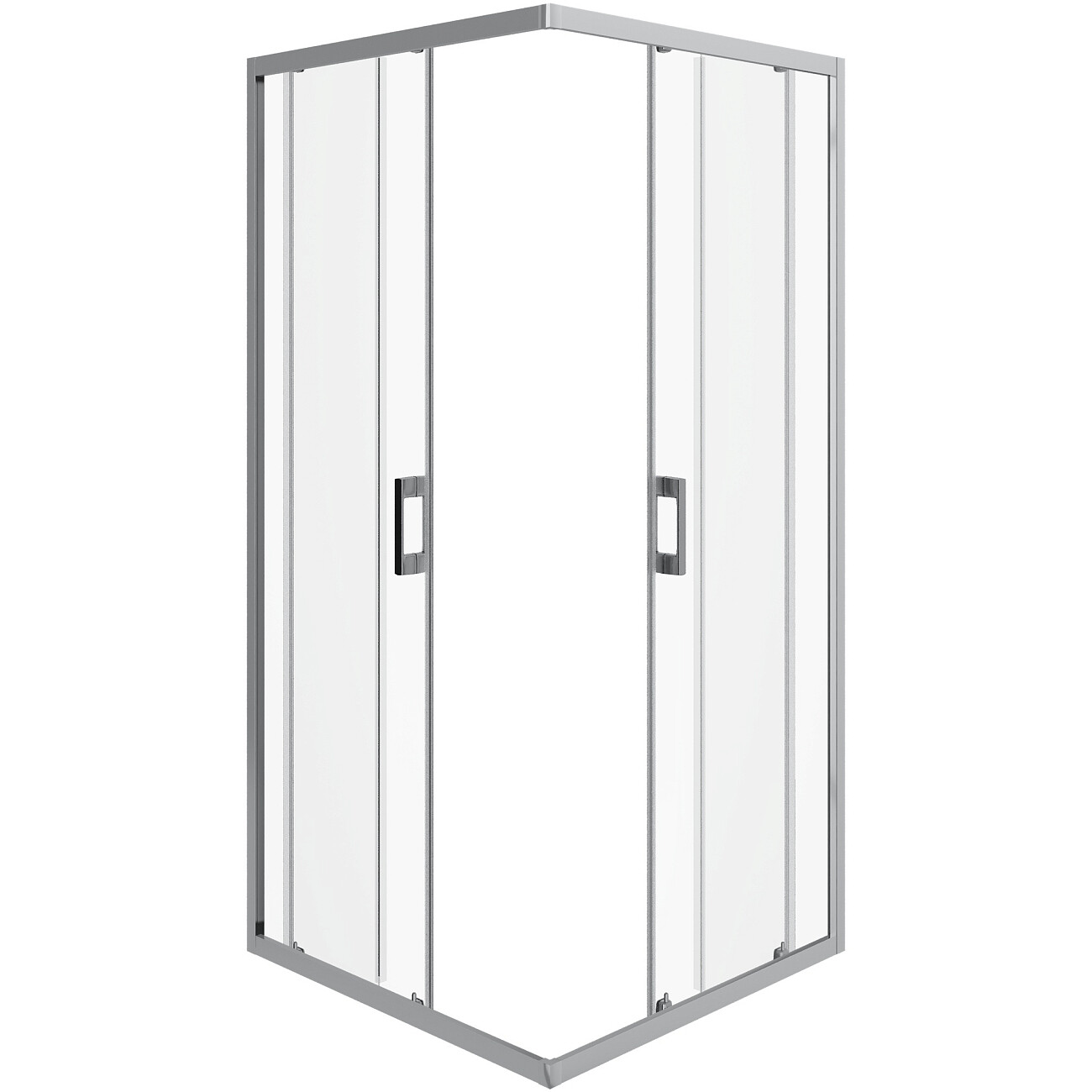 Душевой уголок квадратный 90х90 см хром Artemis Amata - изображение 7