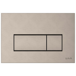 Кнопка смыва для унитаза никель Vitra Root Square 740-2395