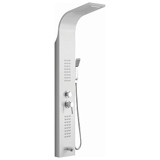 Душевая панель с гидромассажем белая Ceruttispa CELIA W CT10402
