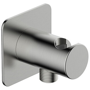 Шланговое подключение с держателем душа никель Wasserkraft A275