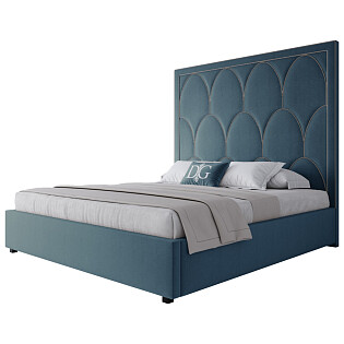 Кровать двуспальная 180х200 ментол Petals Queen