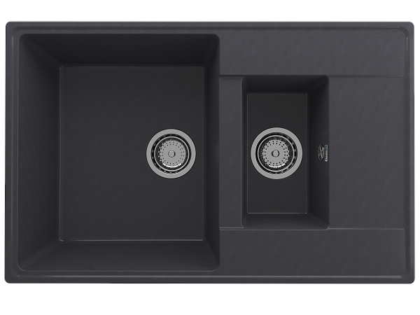 Мойка кухонная космос Domaci "Солерно" DP 780 1,5 K-08 - изображение 1