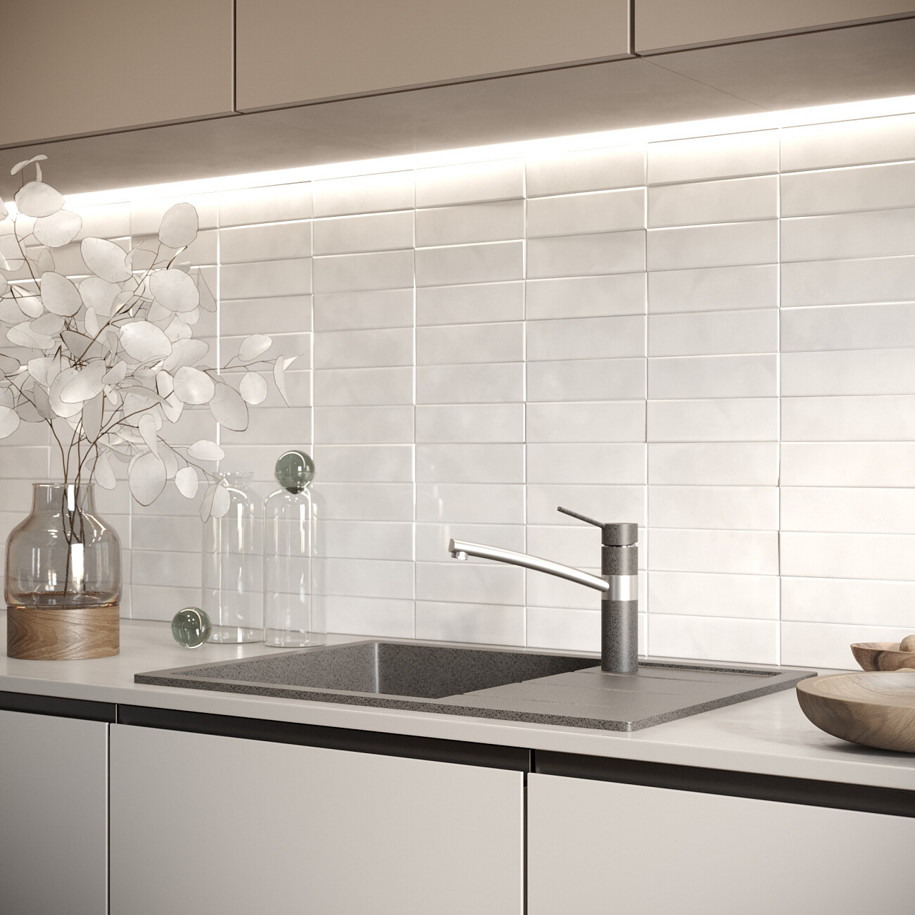 Мойка кухонная 38х46 см антрацит Domaci "Солерно" DMQ-1700.Q - изображение 2