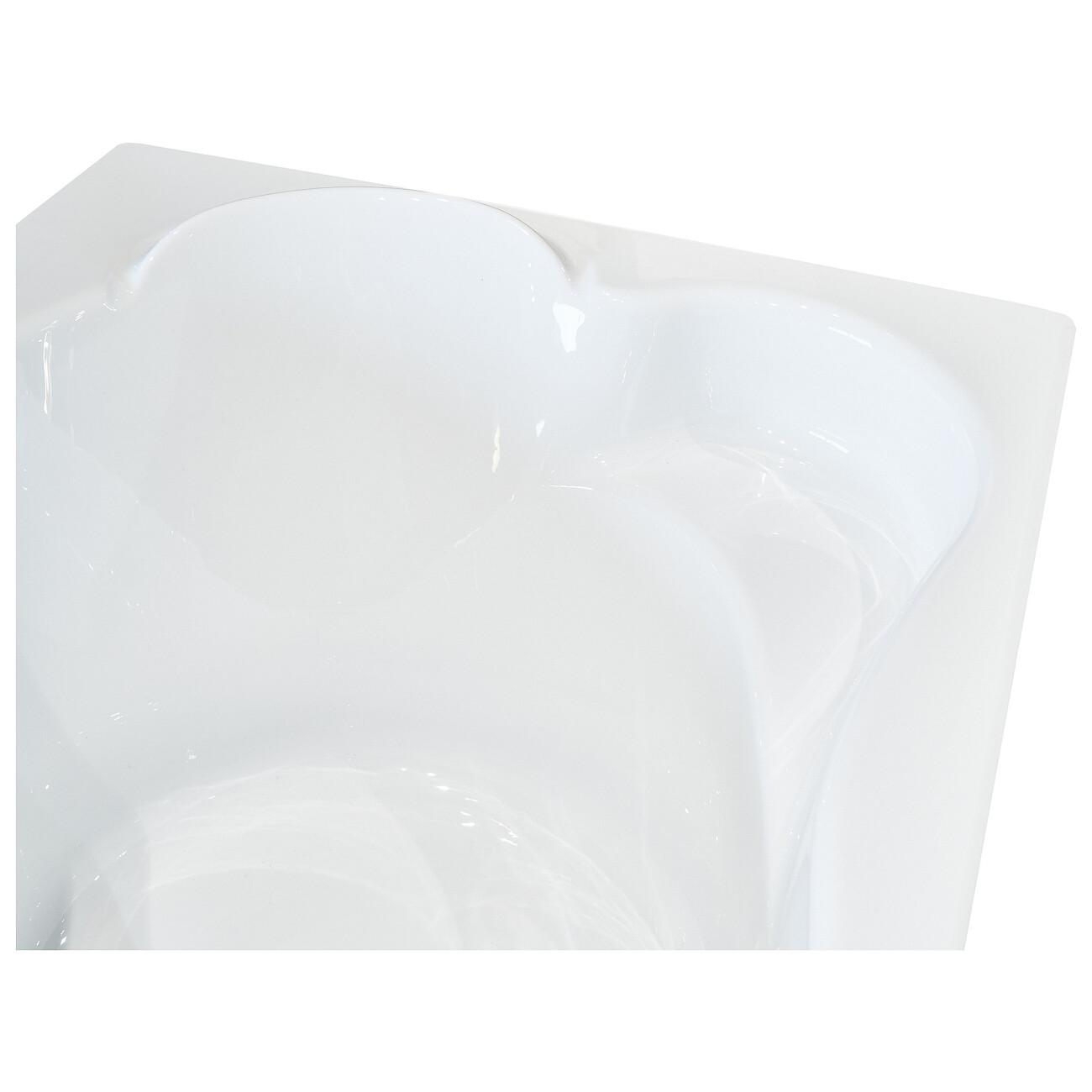 Ванна акриловая угловая левая 90х140 см белая Creto Glaze 16-14090L - изображение 5