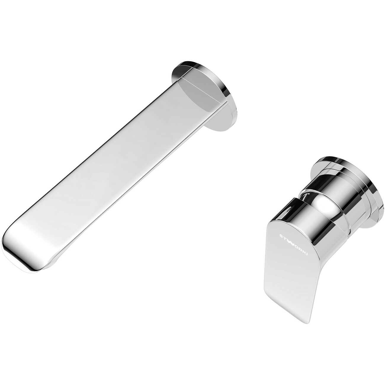 Смеситель для раковины встраиваемый хром Stworki "Копенгаген" S42040CR - изображение 8