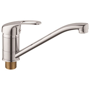 Смеситель для кухни однорычажный хром D-Lin D153409