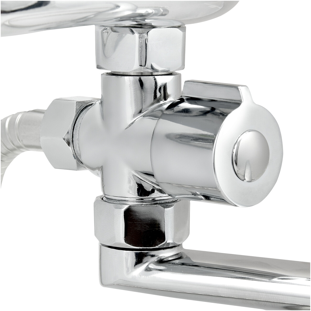 Смеситель для ванны однорычажный с душевым гарнитуром хром Juguni Phoenix JGN0120 0402.609 - изображение 14