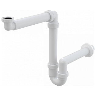 Сифон для раковины пластиковый белый Alcaplast AG210521154