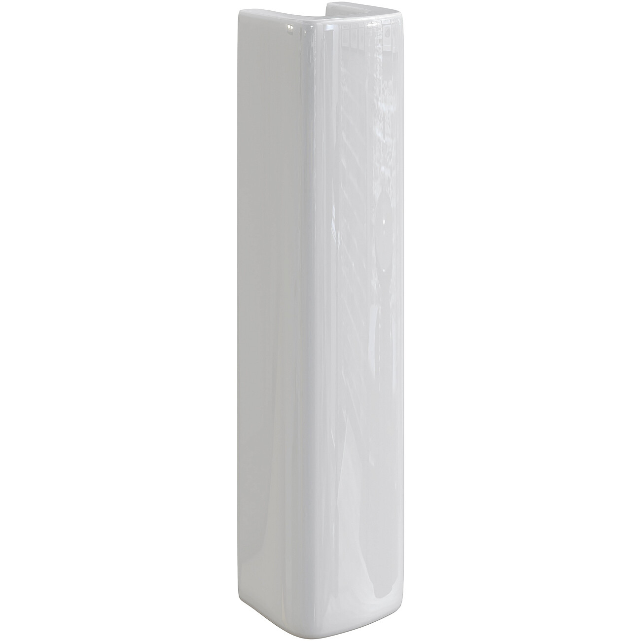 Раковина фаянсовая 63 см с пьедесталом белая Diwo "Кострома" 0112 - изображение 8