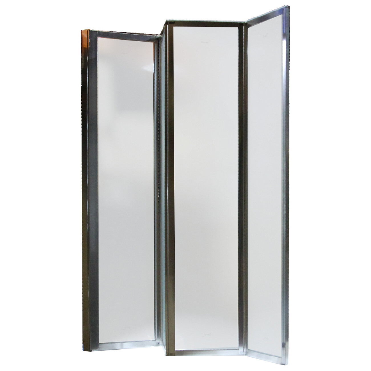 Шторка для ванной 130х140 см матовая, хром Cerutti SPA BOUNA - изображение 6