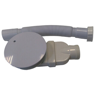 Сифон для поддонов пластиковый серый Cerutti SPA CT6055