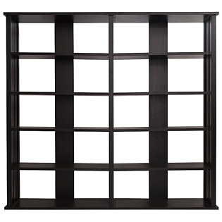 Стеллаж черный открытый 220 см Dilan Black