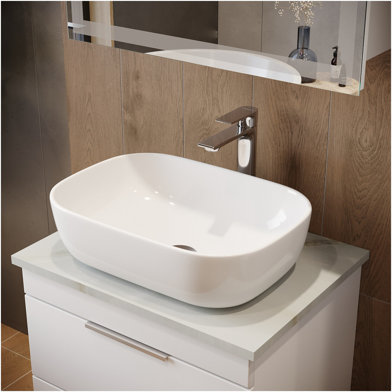 Смеситель для раковины однорычажный хром Stworki "Колдинг" S32020CR - изображение 7