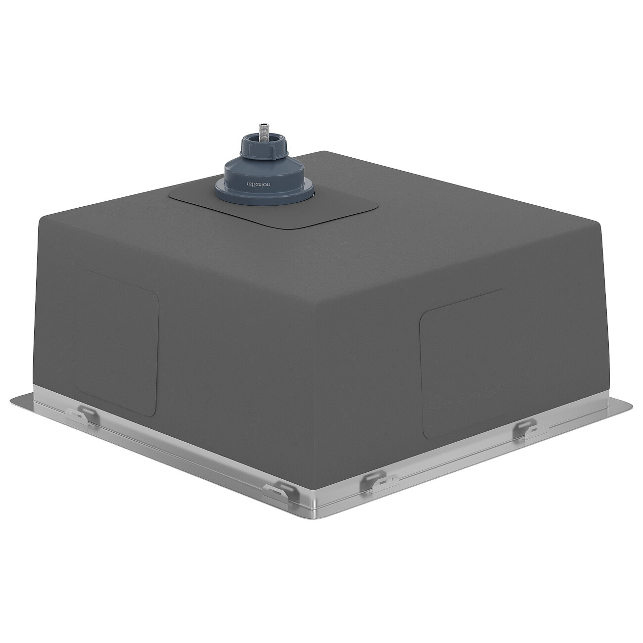 Кухонная мойка из нержавеющей стали 44х44 см полированная сталь Reflexion Como RX2044SS - изображение 5