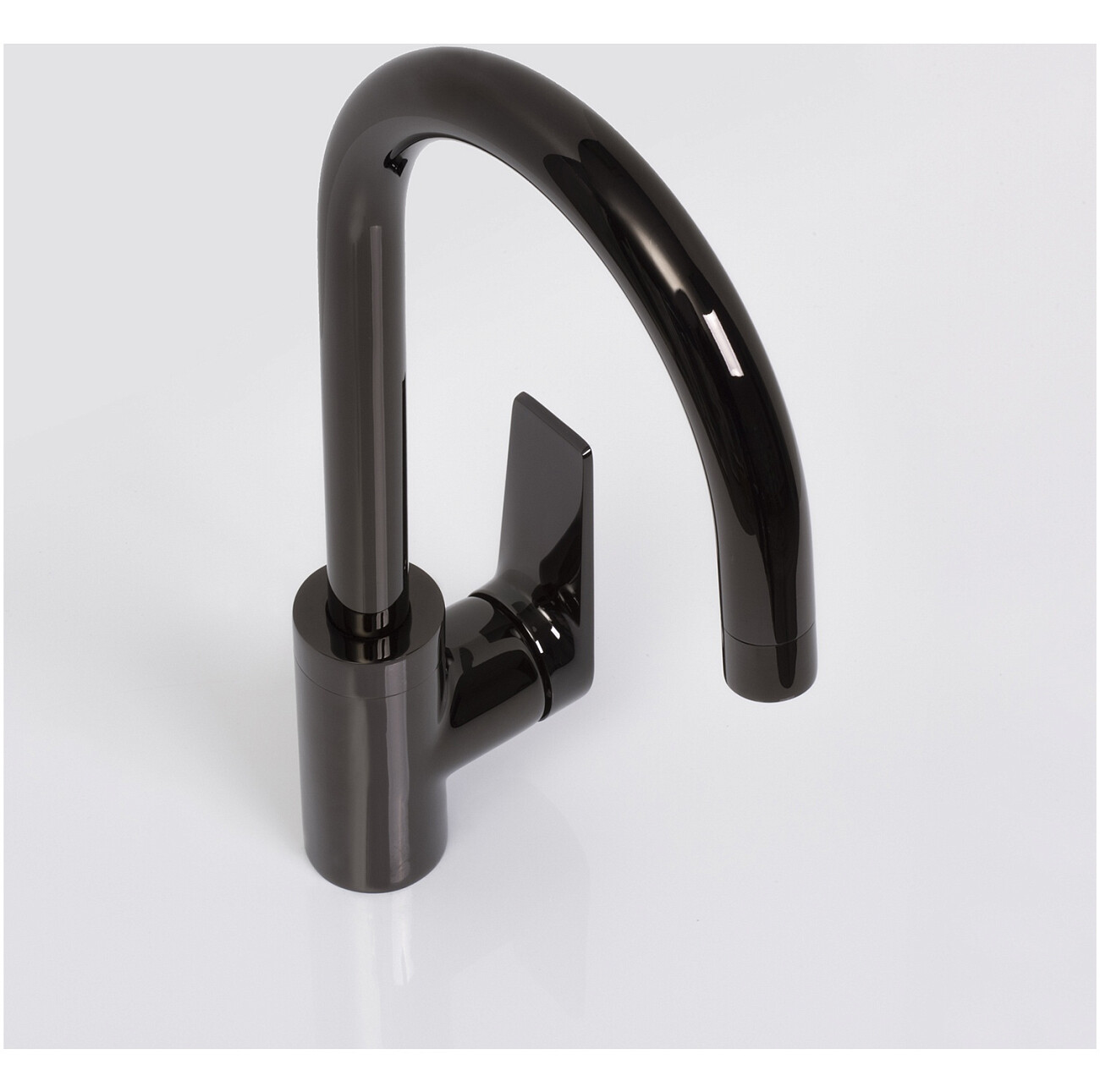 Смеситель для кухни из латуни черный Wasserkraft 6607 - изображение 8