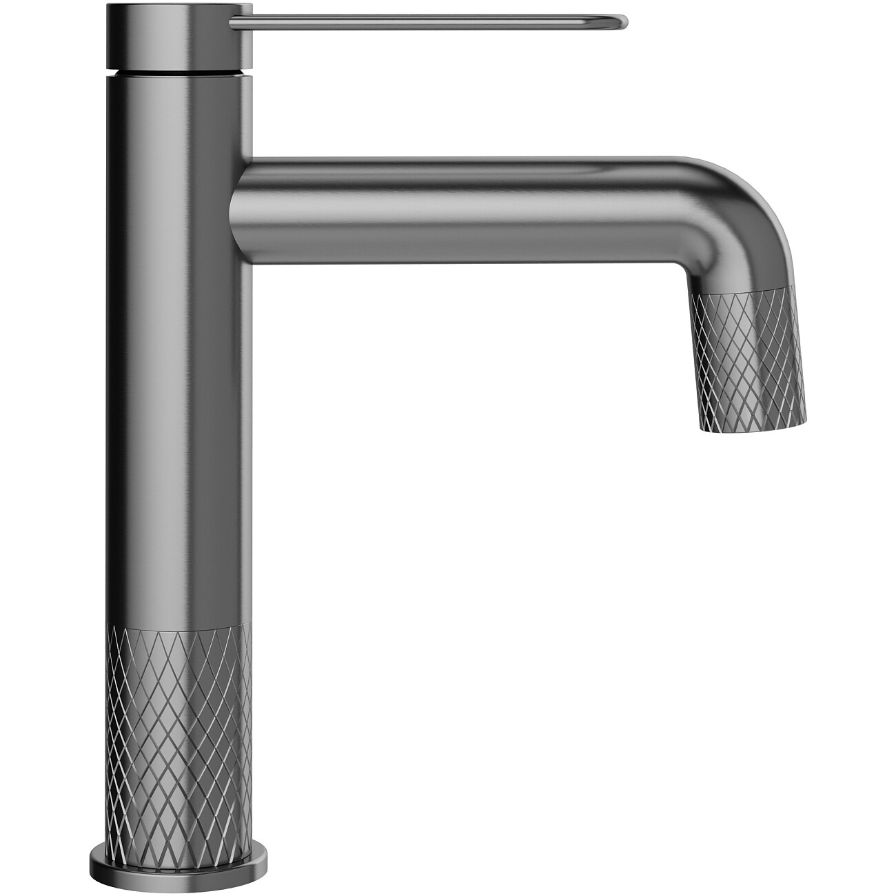 Смеситель для раковины однорычажный вороненая сталь Stworki "Левангер" S07010GB - изображение 9