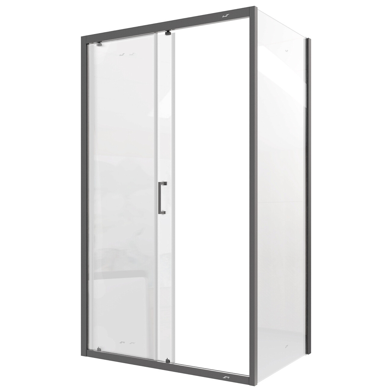 Душевой уголок прямоугольный 80x120 см черный Cerutti SPA Gloria 120B - изображение 3