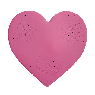 Светильник настенный керамический розовый "Сердце"