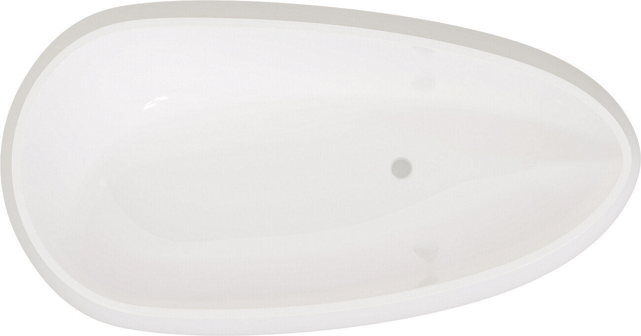 Ванна акриловая овальная отдельностоящая 85х180 см белый глянец Artemis Lalage 1.05.412.145.01.1.28 - изображение 7