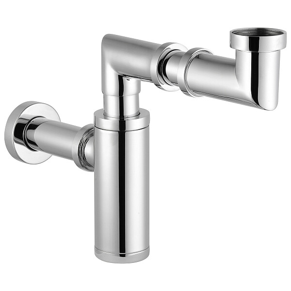 Сифон для раковины металлический хром Vitra A45133 - изображение 1