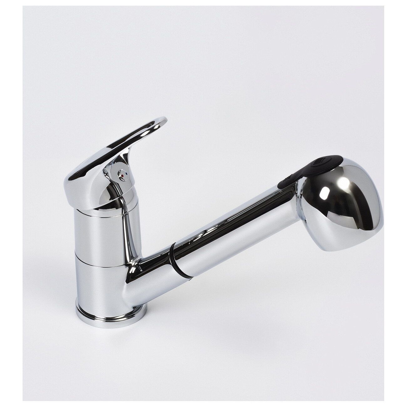 Смеситель для кухни из латуни хром с выдвижной лейкой Wasserkraft 6365 - изображение 8