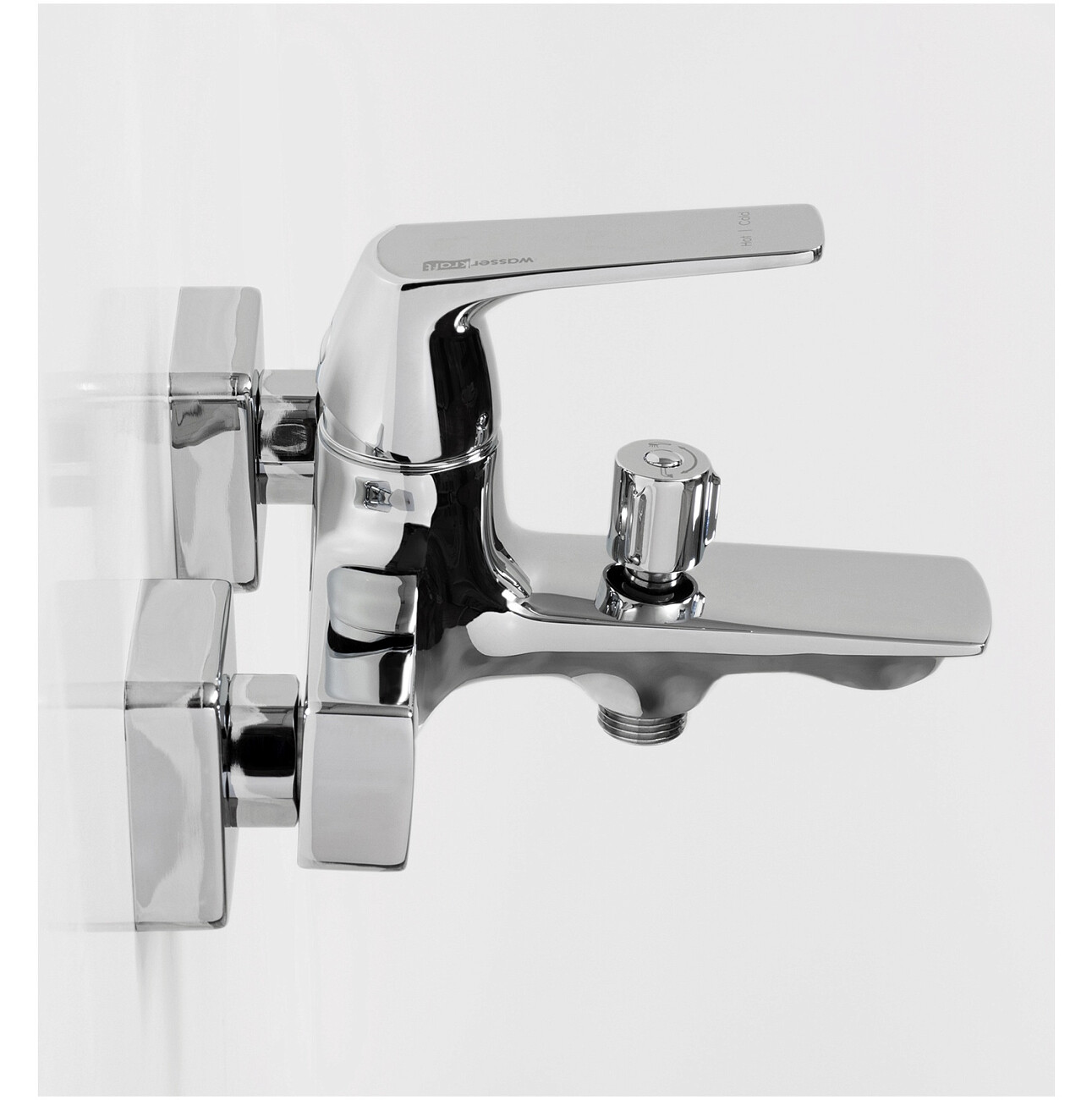 Смеситель для ванны с коротким изливом хром Wasserkraft Neime 1901 - изображение 7