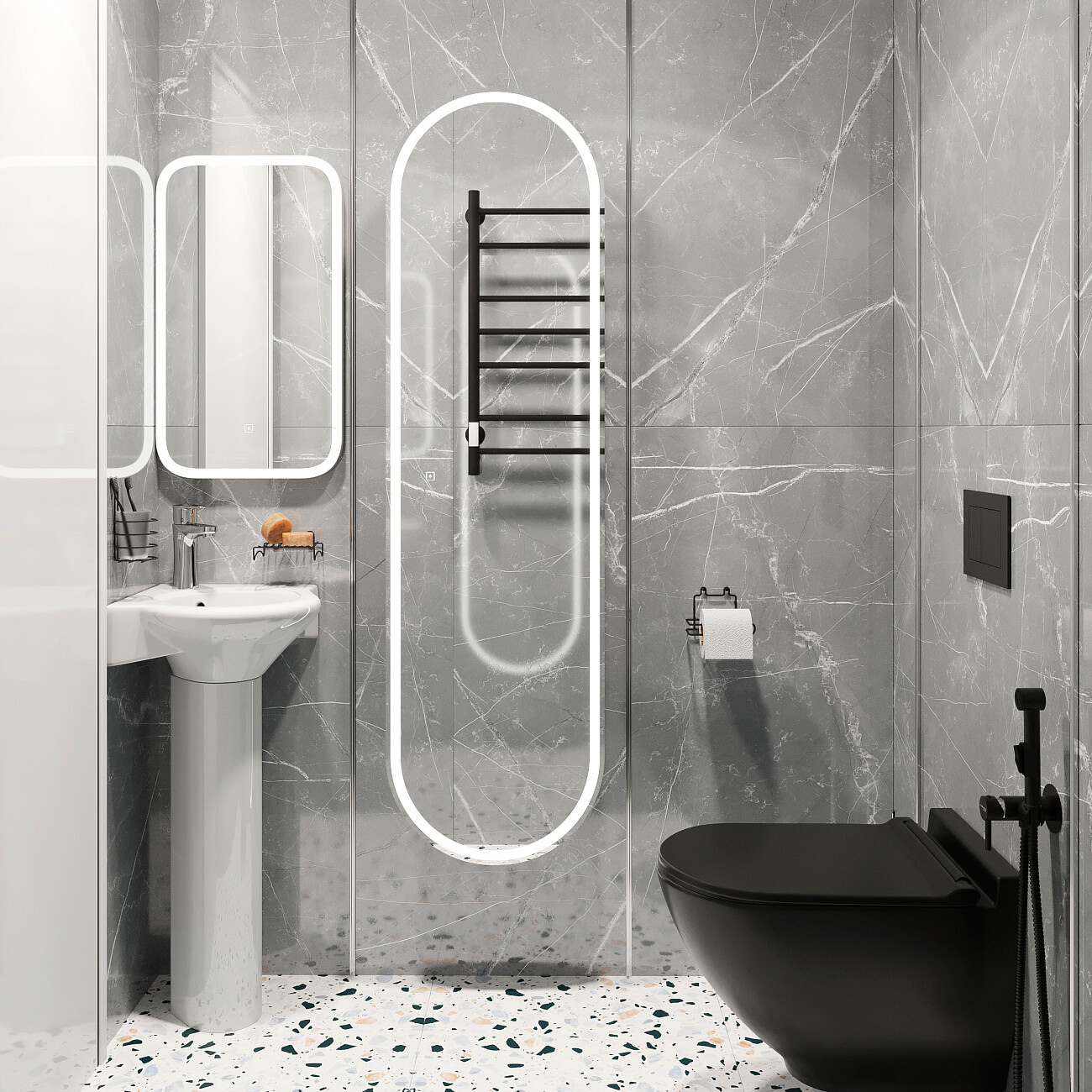 Раковина подвесная угловая белая Diwo "Псков" 0100 - изображение 3