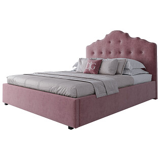 Кровать двуспальная 160х200 пыльная роза Palace