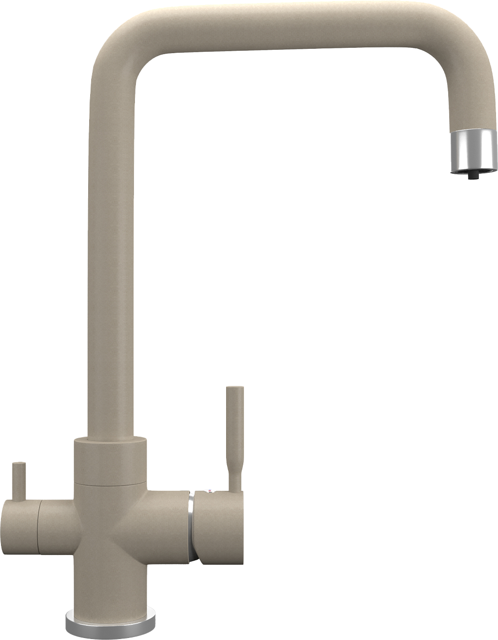 Смеситель для кухни однорычажный с изливом для фильтрованной воды десерт Domaci "Солерно" UQ-019-03 - изображение 2
