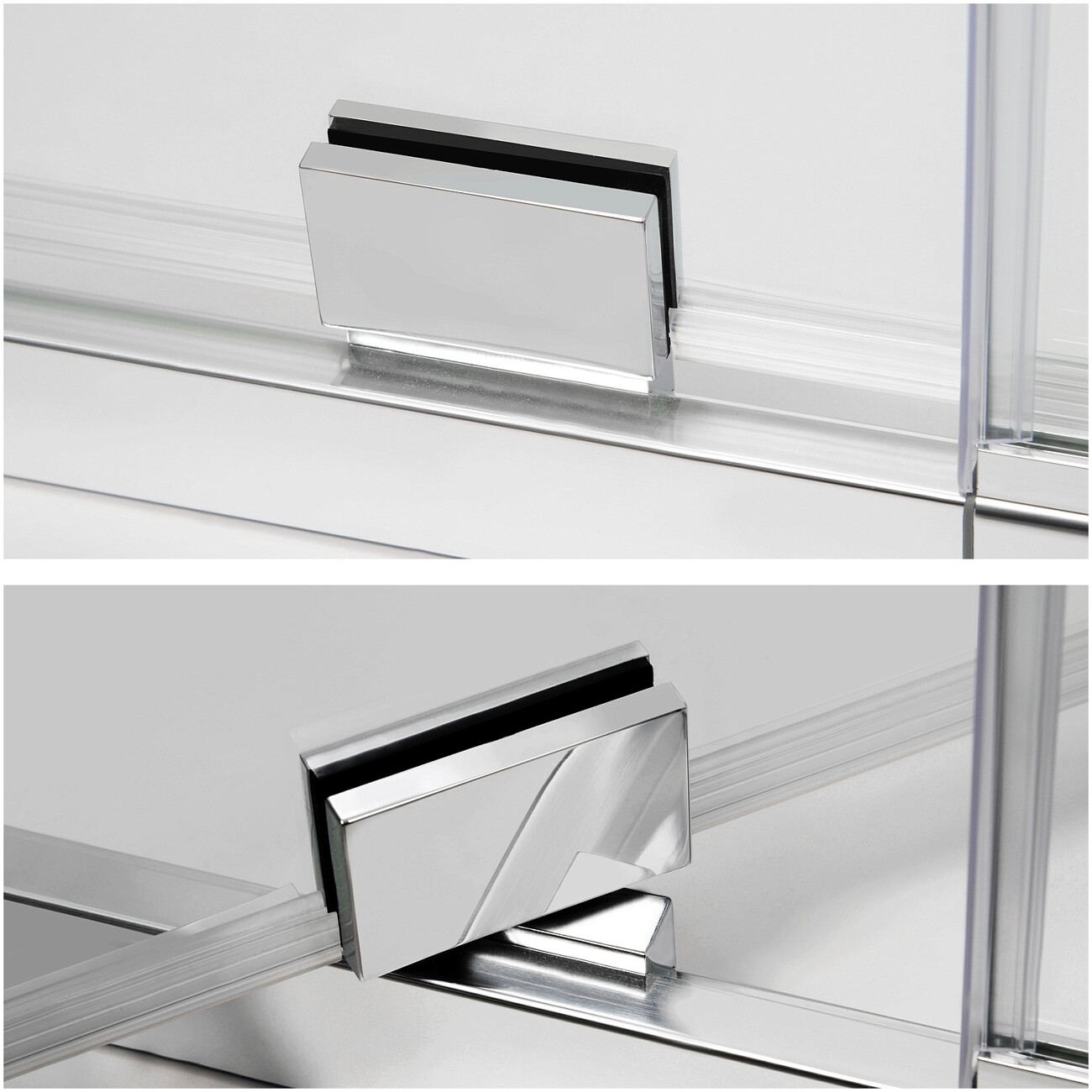 Душевой уголок прямоугольный 120х100 см хром Wasserkraft Berkel 48P10 - изображение 11