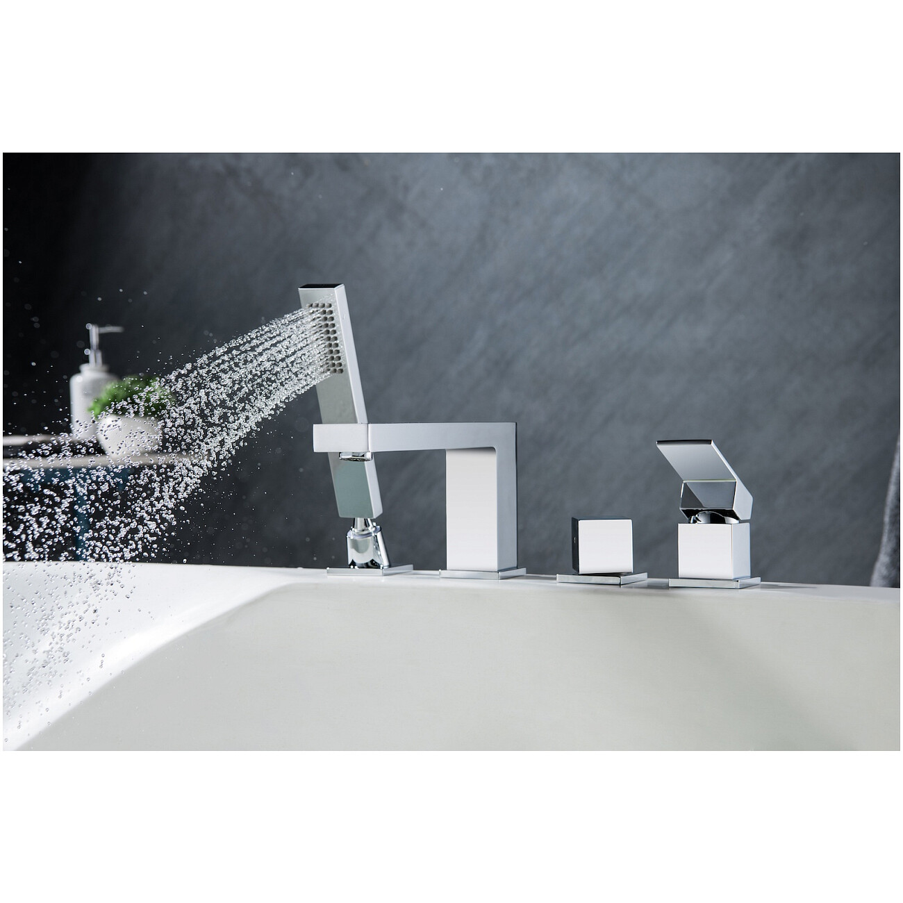 Смеситель для ванны с душем врезной хром Timo Selene 2130-00Y - изображение 4