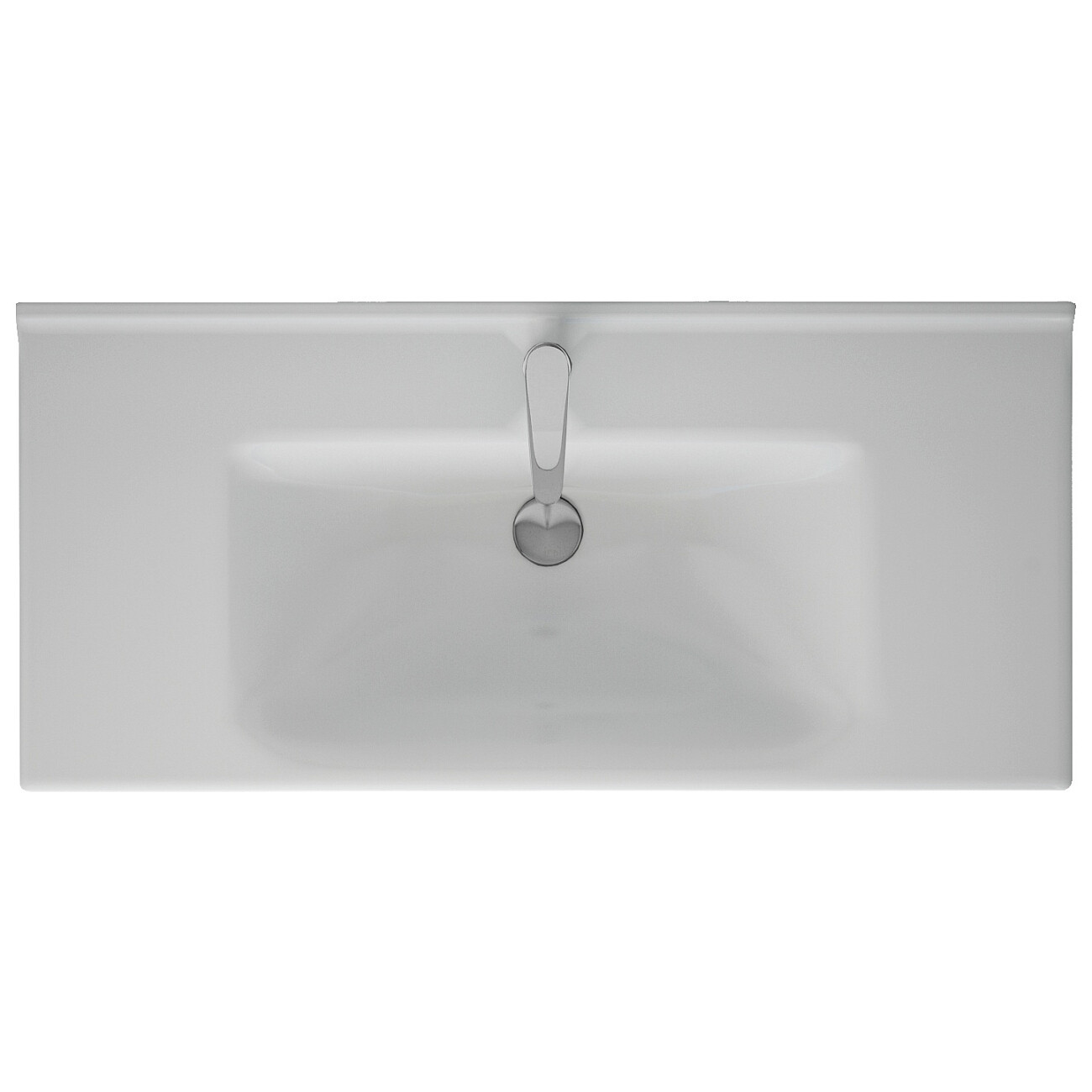 Умывальник мебельный белый Dreja "Гармония 100" 641259 - изображение 3